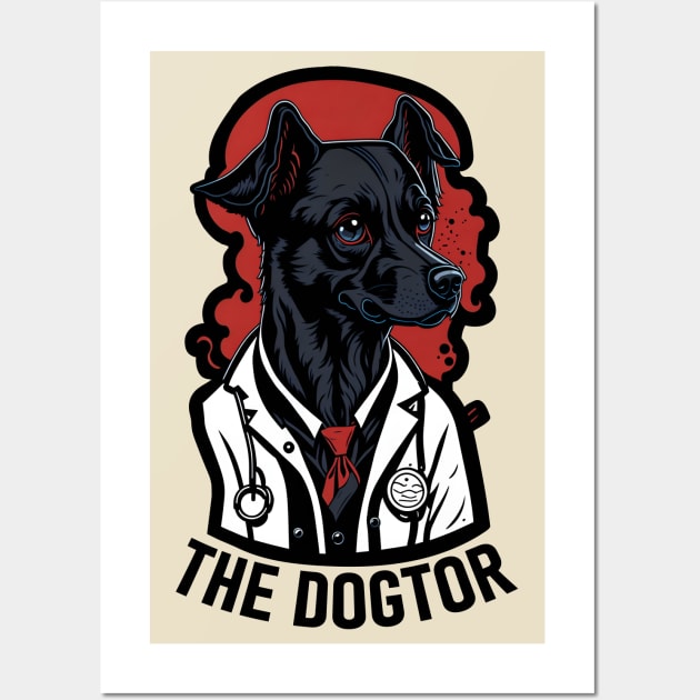 The Dogtor Wall Art by Dogotees